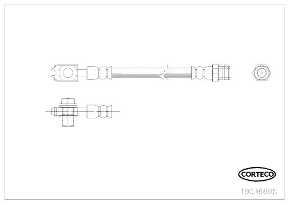 CORTECO Kočno crijevo