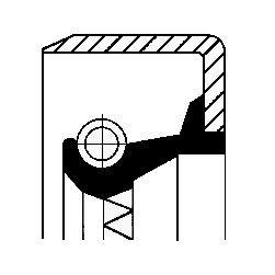 CORTECO Brtveni prsten vratila, diferencijal