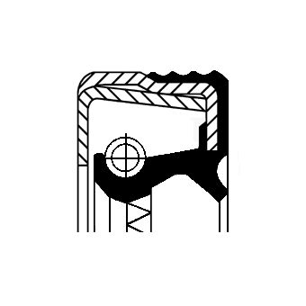 CORTECO Brtveni prsten vratila, glavčina kotača