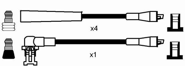 RC-RN648  NGK Komplet vodova paljenja