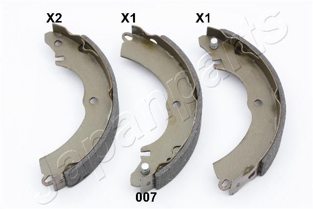 JapanParts Komplet kočionih papuča