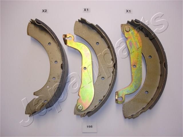 JapanParts Komplet kočionih papuča