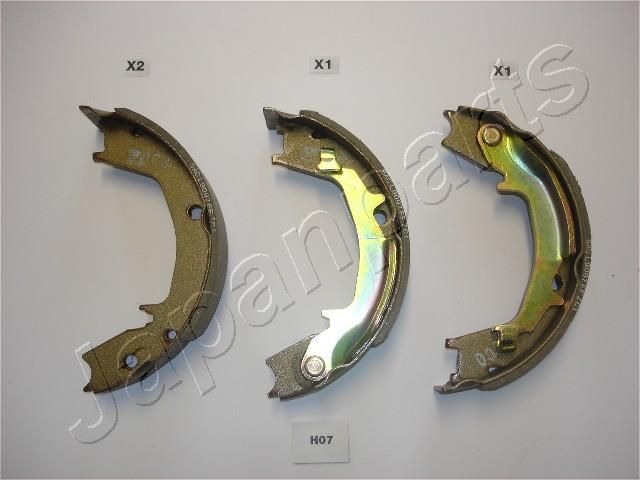 JapanParts Komplet kočionih papuča