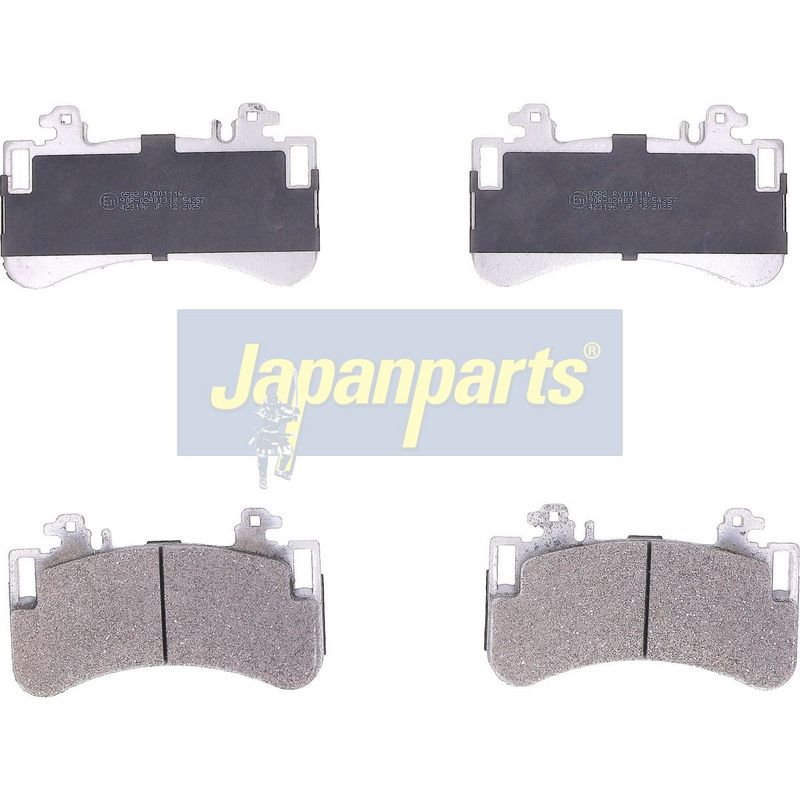 JAPANPARTS Komplet kočnih obloga, disk kočnica