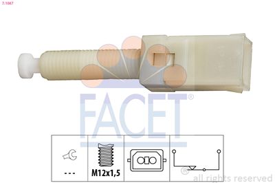 FACET Prekidač kočnog svjetla