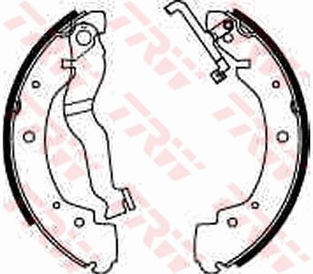 TRW Komplet kočionih papuča