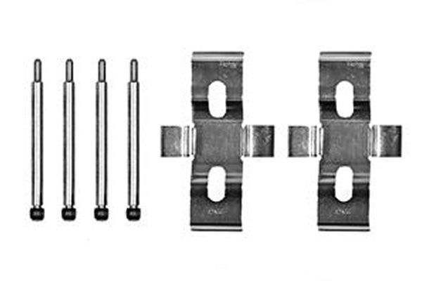 TRW Komplet dodatne opreme, obloga disk-kočnice
