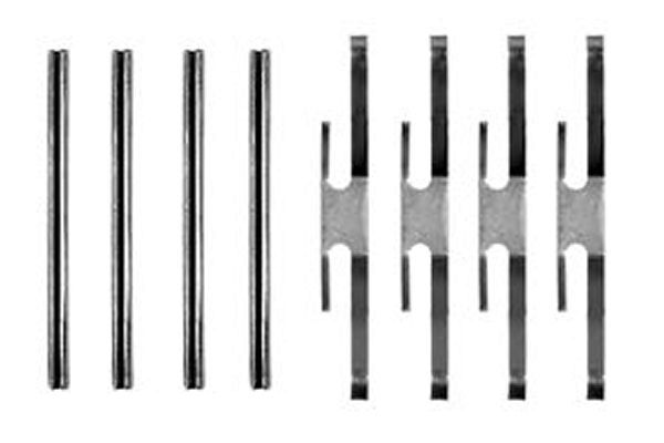 TRW Komplet dodatne opreme, obloga disk-kočnice