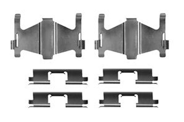 TRW Komplet dodatne opreme, obloga disk-kočnice