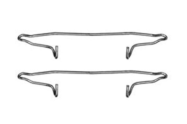 TRW Komplet dodatne opreme, obloga disk-kočnice