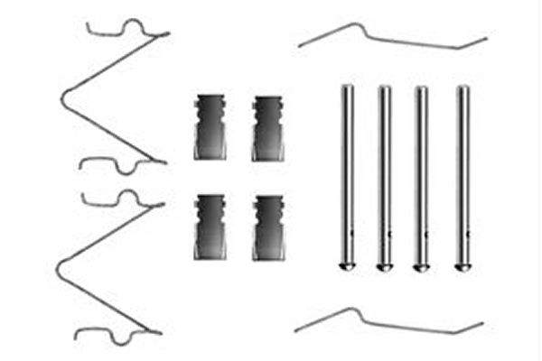 TRW Komplet dodatne opreme, obloga disk-kočnice