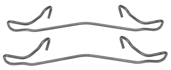 TRW Komplet dodatne opreme, obloga disk-kočnice