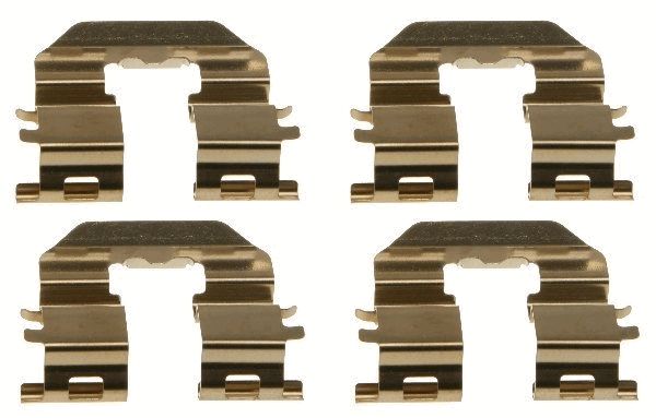 TRW Komplet dodatne opreme, obloga disk-kočnice