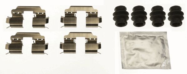 TRW Komplet dodatne opreme, obloga disk-kočnice