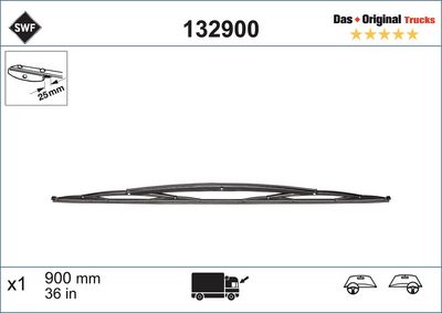SWF Metlica brisača