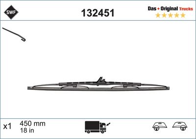 SWF Metlica brisača