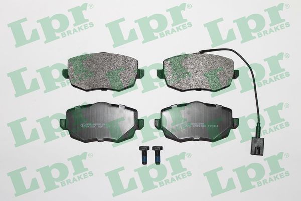 LPR Komplet kočionih obloga, disk-kočnica