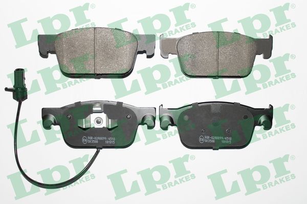 LPR Komplet kočionih obloga, disk-kočnica