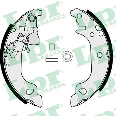 LPR Kočione obloge - pakne