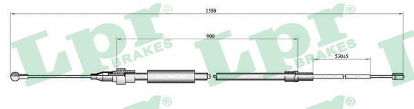 LPR Uže, parkirna kočnica
