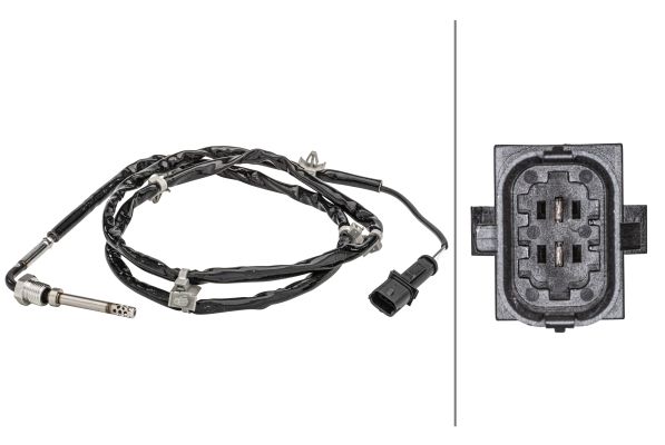 HELLA Senzor, temperatura ispušnih plinova