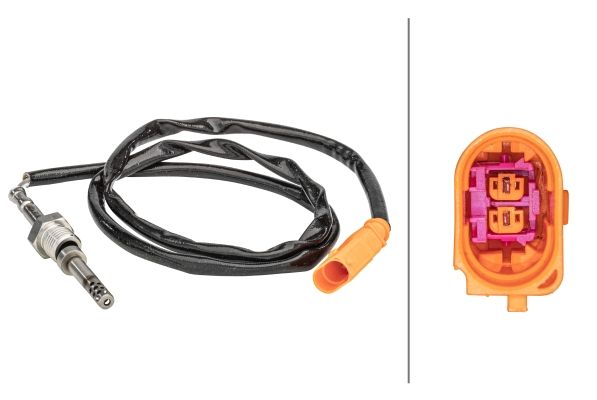 HELLA Senzor, temperatura ispušnih plinova