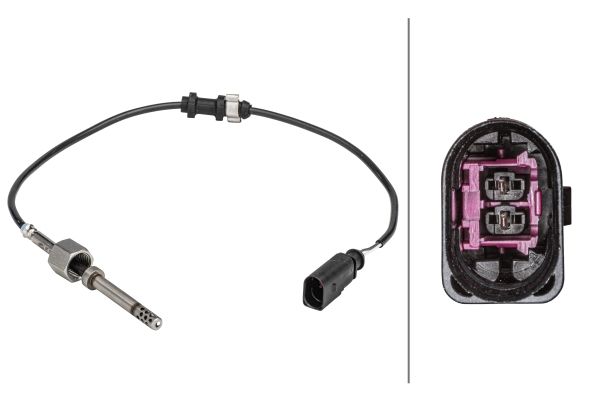 HELLA Senzor, temperatura ispušnih plinova