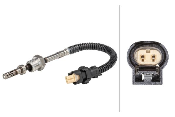 HELLA Senzor, temperatura ispušnih plinova