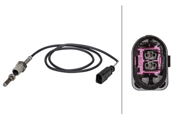 HELLA Senzor, temperatura ispušnih plinova