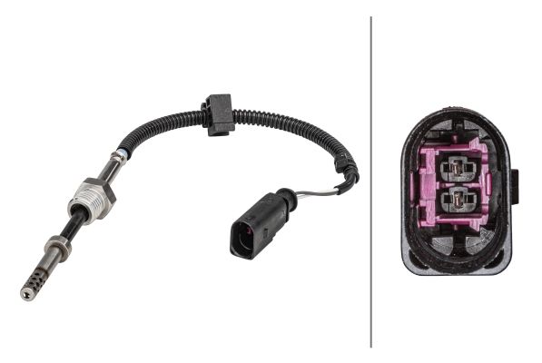 HELLA Senzor, temperatura ispušnih plinova