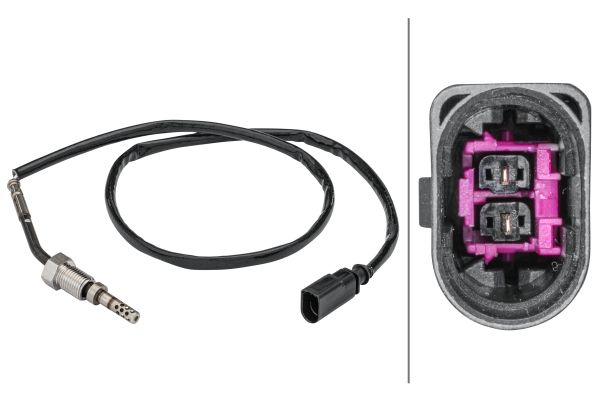 HELLA Senzor, temperatura ispušnih plinova