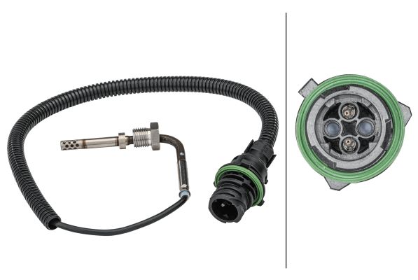 HELLA Senzor, temperatura ispušnih plinova