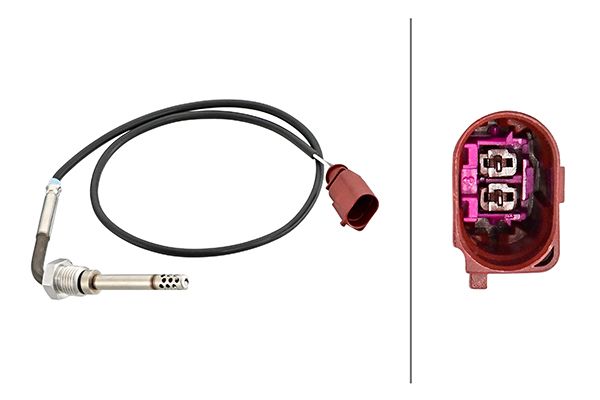 HELLA Senzor, temperatura ispušnih plinova
