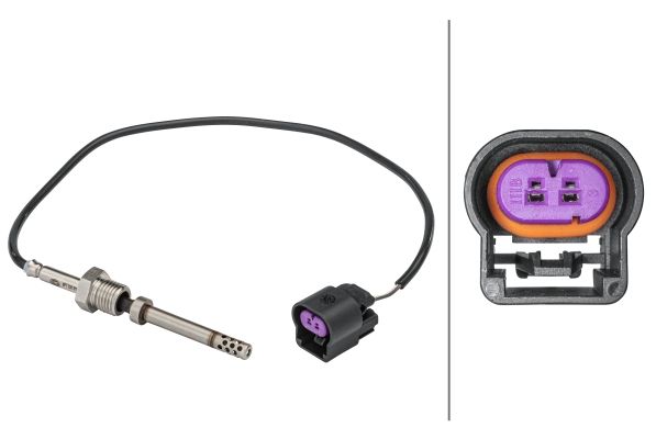 HELLA Senzor, temperatura ispušnih plinova