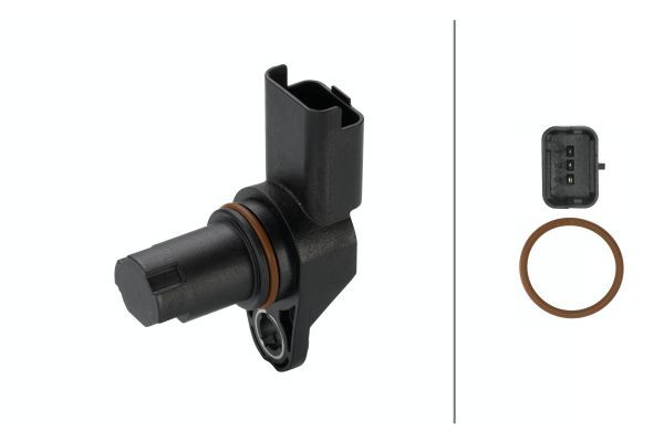 HELLA Osjetnik, položaj bregastog vratila