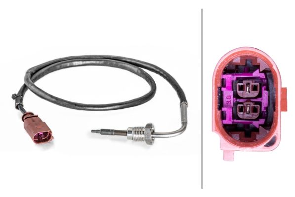 HELLA Senzor, temperatura ispušnih plinova