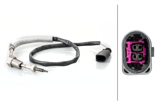 HELLA Senzor, temperatura ispušnih plinova