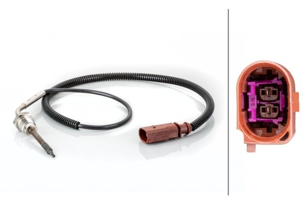 HELLA Senzor, temperatura ispušnih plinova