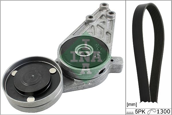 INA Komplet klinastih orebrenih remena