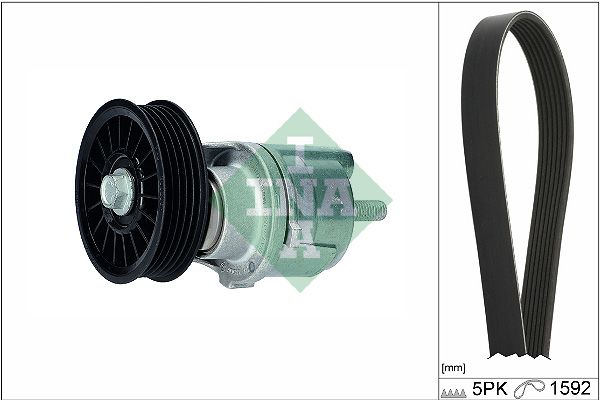 INA Komplet klinastih orebrenih remena