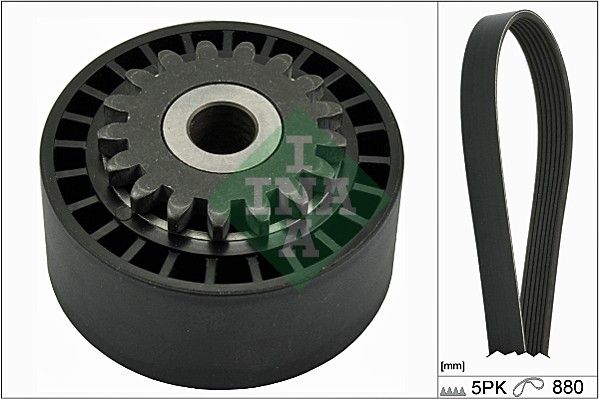 INA Komplet klinastih orebrenih remena