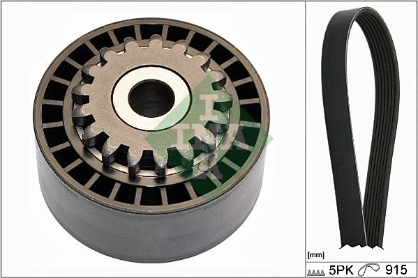 INA Komplet klinastih orebrenih remena