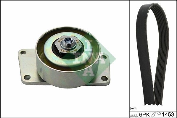 INA Komplet klinastih orebrenih remena