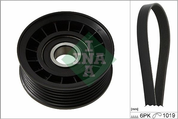 INA Komplet klinastih orebrenih remena