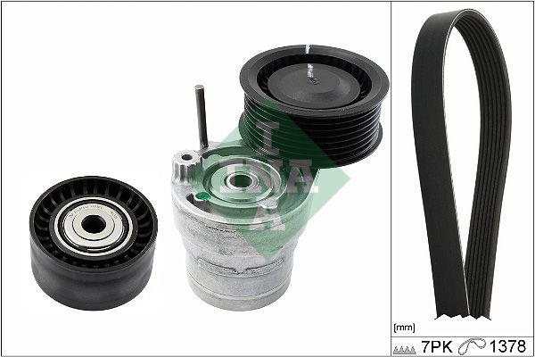 INA Komplet klinastih orebrenih remena