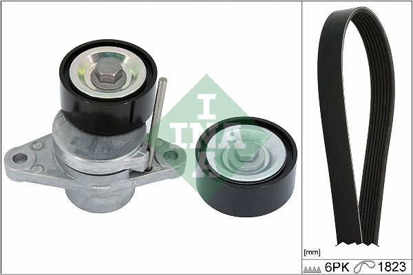 INA Komplet klinastih orebrenih remena