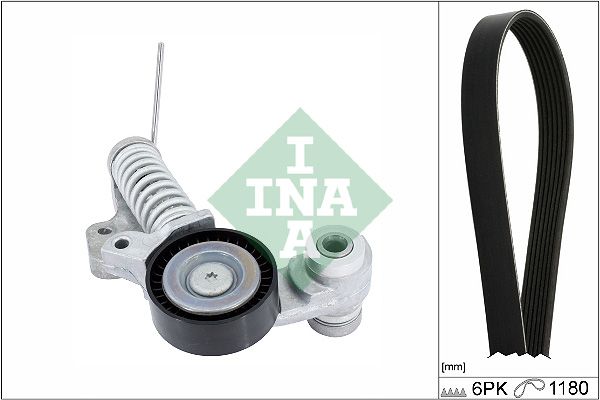 INA Komplet klinastog rebrastog remena