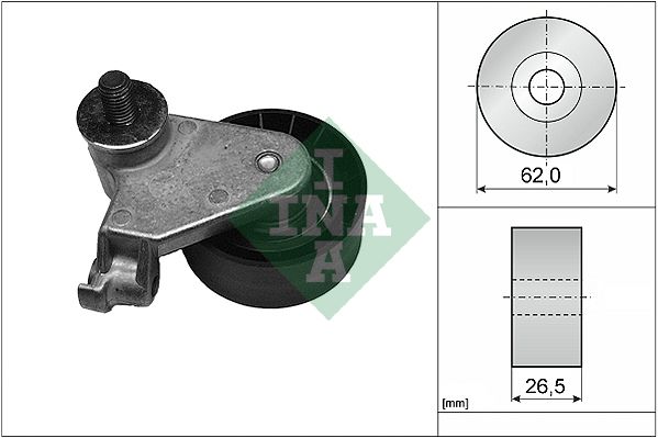 INA Zatezni valjčić, zupčasti remen