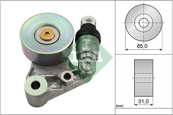 INA Zatezna konzola, klinasti orebreni remen