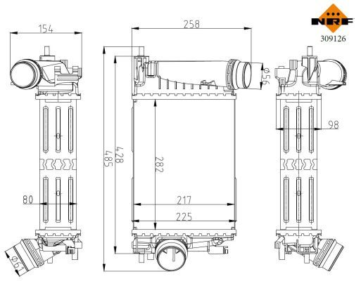 NRF Hladnjak ulja, motorno ulje